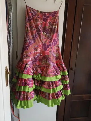 Falda flamenca y corpiño niña