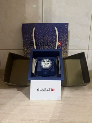 Swatch Moonshine Gold Bioceramic