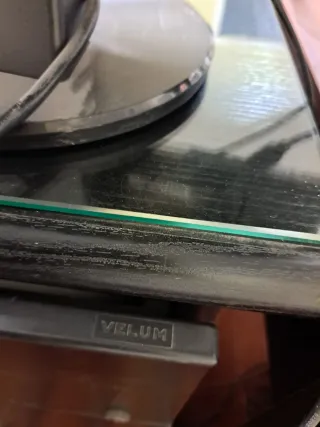 Mesa de oficina madera y cristal Vigo