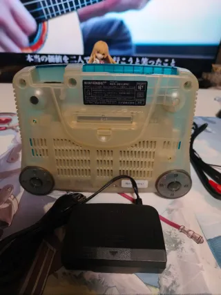 Nintendo 64 clear blue