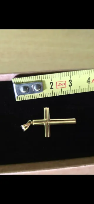 Cruz de oro 18k