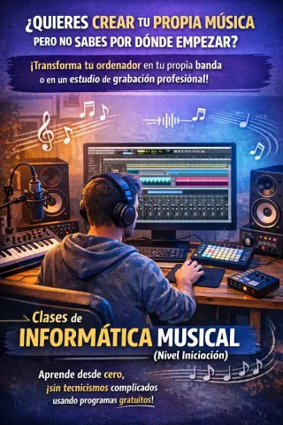 Clases particulares de informática músical.