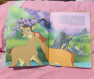 Libro Disney bambi, incrustaciones a color