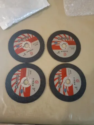 4 discos radial 3 pulgadas