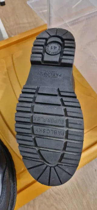 Scarpe Pablosky nere con velcro