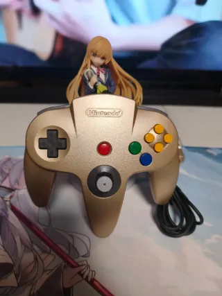 Mando Nintendo 64 Dorado