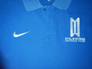 Polo Nike Azul Bordado Talla XL