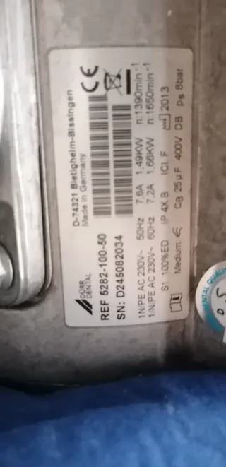 Compresor profesional 2cilindros insonoro poco uso