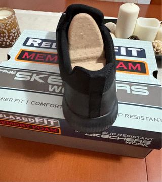 Skechers Work Zapatillas Antideslizantes Negras