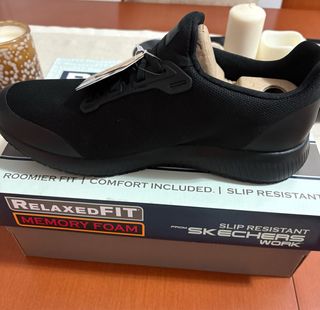 Skechers Work Zapatillas Antideslizantes Negras