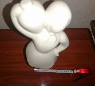 Figura decorativa blanca 31 cm