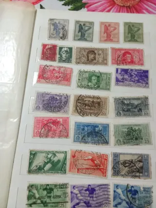 Lote de sellos antiguos del mundo
