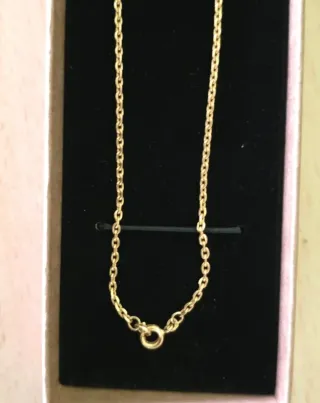 Cadena y Dije Cruz Oro 18k