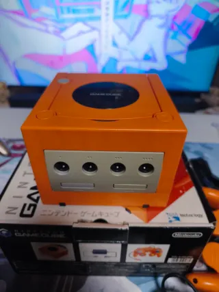 Nintendo GameCube Naranja Completa