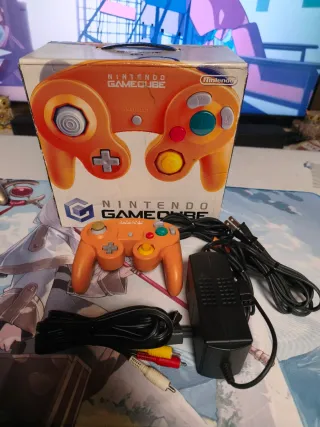 Nintendo GameCube Naranja Completa
