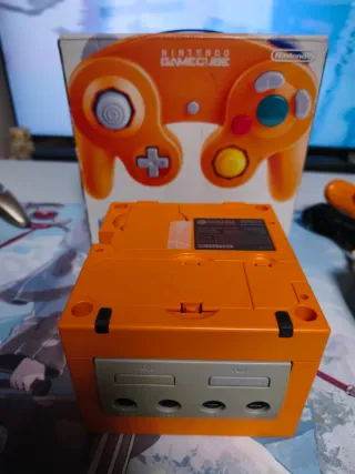 Nintendo GameCube Naranja Completa