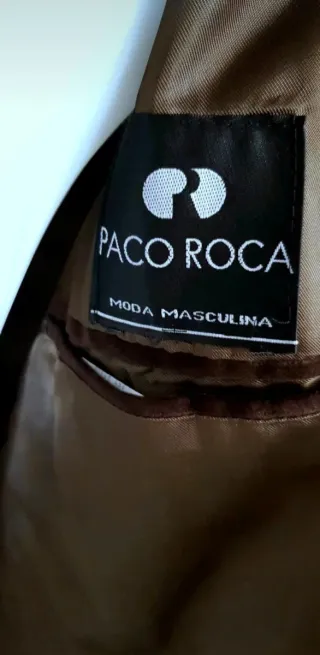 Chaqueta Paco Roca Sastre Marrón.