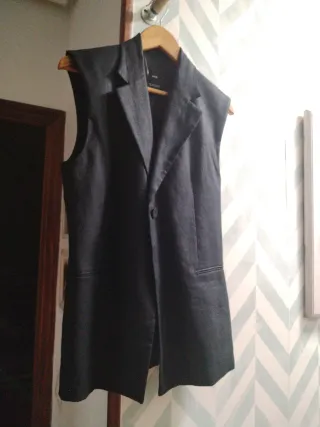 Chaleco Mango Negro Talla s