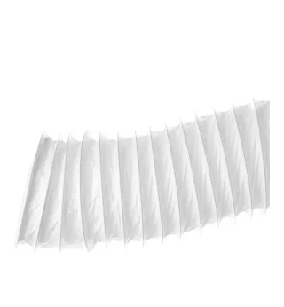 Condotto flessibile per cappa aspirante bianco