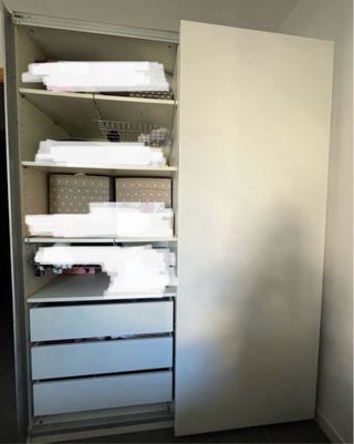 Armario Ikea puertas correderas blanco