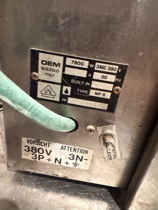 Horno de pizza profesional