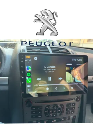 Rádio Peugeot 407 Android 14 com GPS (Artigo Novo)