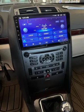 Rádio Peugeot 407 Android 14 com GPS (Artigo Novo)