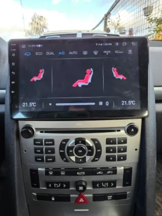 Rádio Peugeot 407 Android 14 com GPS (Artigo Novo)