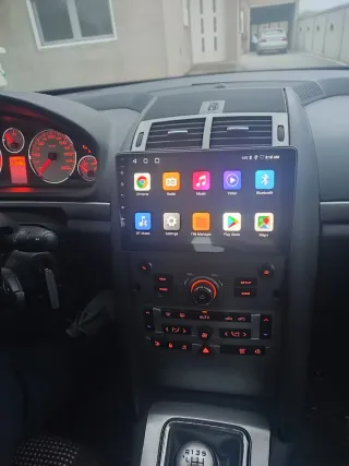 Rádio Peugeot 407 Android 14 com GPS (Artigo Novo)