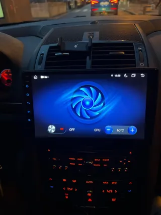 Rádio Peugeot 407 Android 14 com GPS (Artigo Novo)