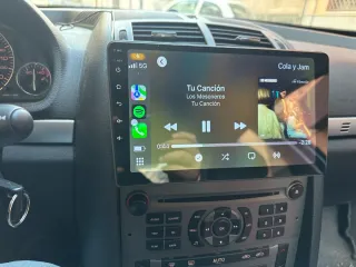 Rádio Peugeot 407 Android 14 com GPS (Artigo Novo)
