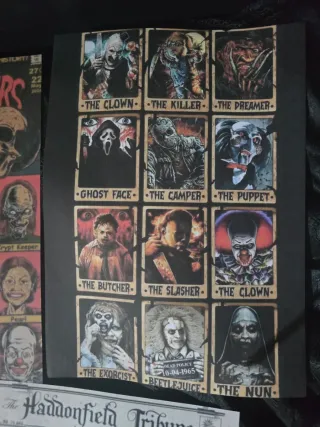 Set 15 Poster a tema Horror Halloween