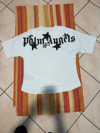 T-shirt Palm Angels Stars Bianca