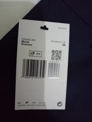 Pantalón de vestir Nike azul