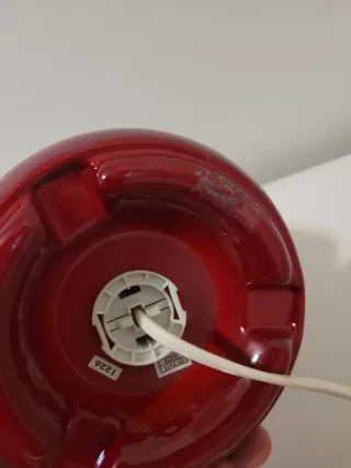 Lámpara Vintage Roja