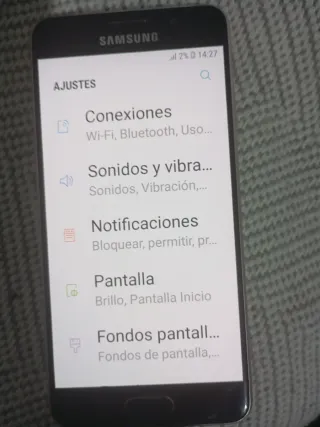Samsung A3-6.HAY QUE PONERLE BATERÍA