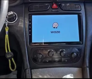 Rádio Mercedes W203 Android 14 com GPS (Novo)
