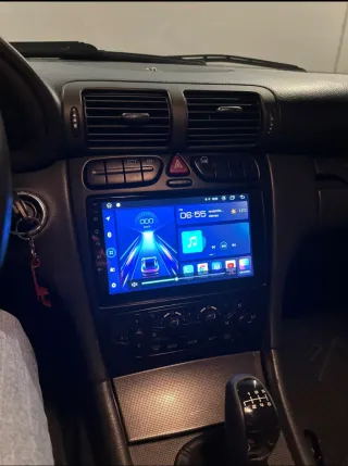 Rádio Mercedes W203 Android 14 com GPS (Novo)