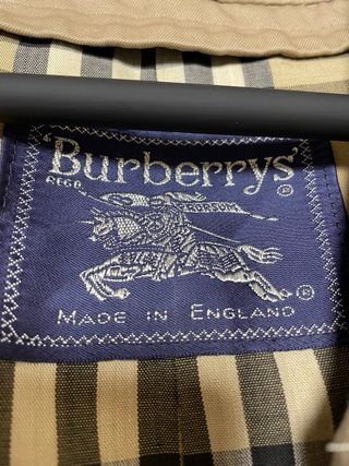 Gabardina Burberry Vintage Beige Multicolor