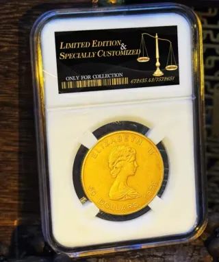 Moneda de Oro 50 Dólares Elizabeth II 1979