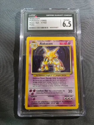 Carta Pokémon Alakazam Base Set CGC 6.5