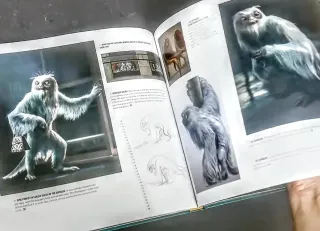 LIBRO EL ARTE DE LA PELÍCULA ANIMALES FANTÁSTICOS.