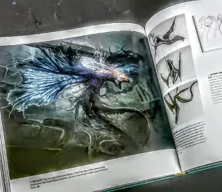 LIBRO EL ARTE DE LA PELÍCULA ANIMALES FANTÁSTICOS.