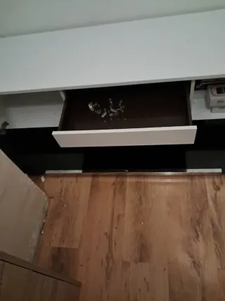 Mueble TV moderno metal y madera