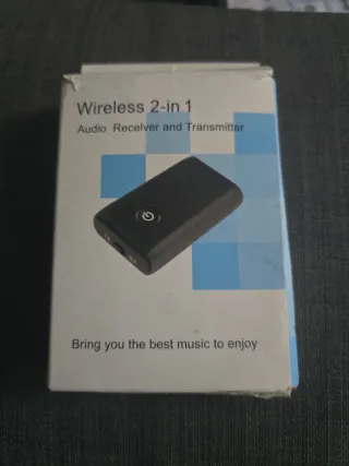 Receptor Transmisor Audio Inalámbrico 2 en 1