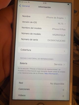 iPhone 8 Plus Plata