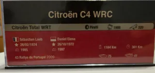 Citroën C4 WRC Rally Portugal 1/43