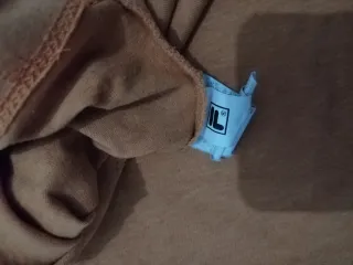 Camiseta Fila Algodón Naranja y Gris