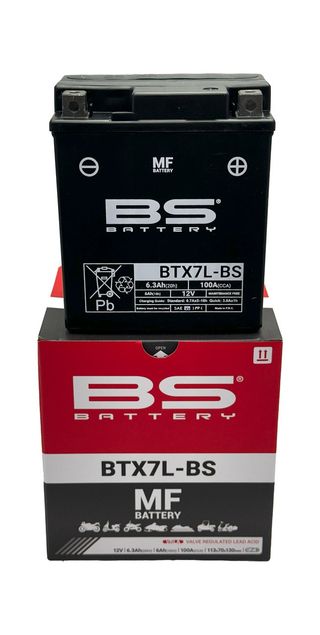 Bateria BTX7L-BS sin mantenimiento de 12 0600