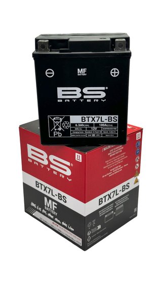 Bateria BTX7L-BS sin mantenimiento de 12 0600